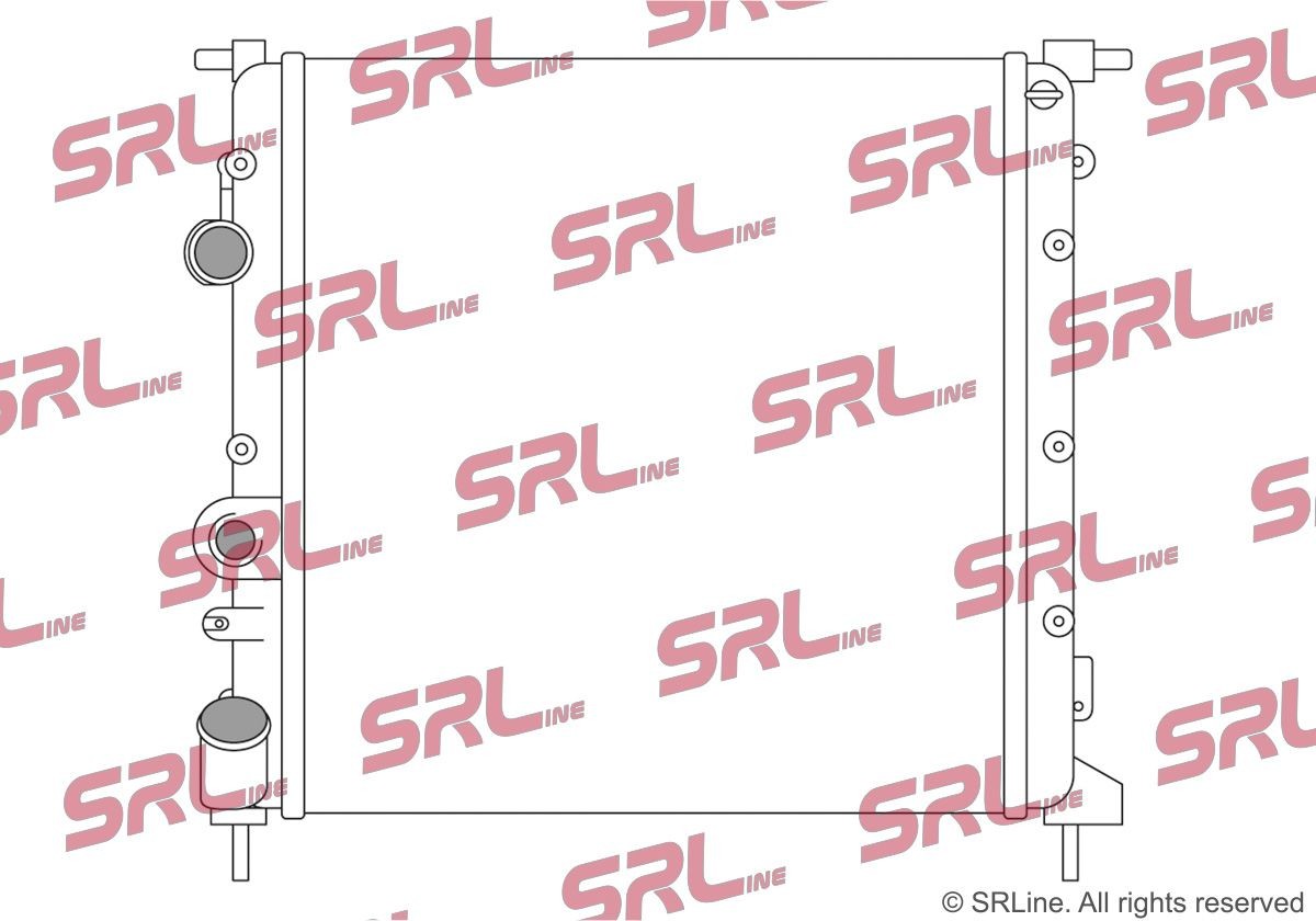 SRLine 601508-6: Radiateur du moteur
