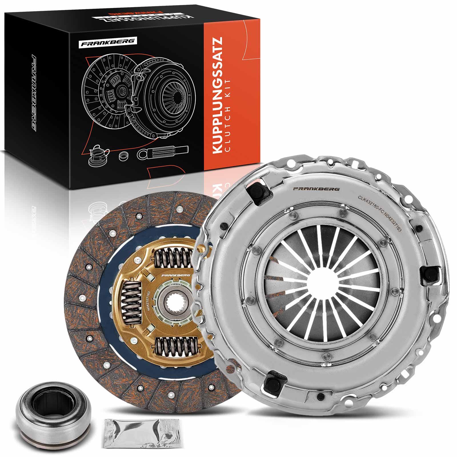 Frankberg 5481FB0037722: Spojková sada bez jednohmotového setrvačníku, s vypínacím ložiskem Diese Eigenschaft variiert je nach Fahrzeugmodell