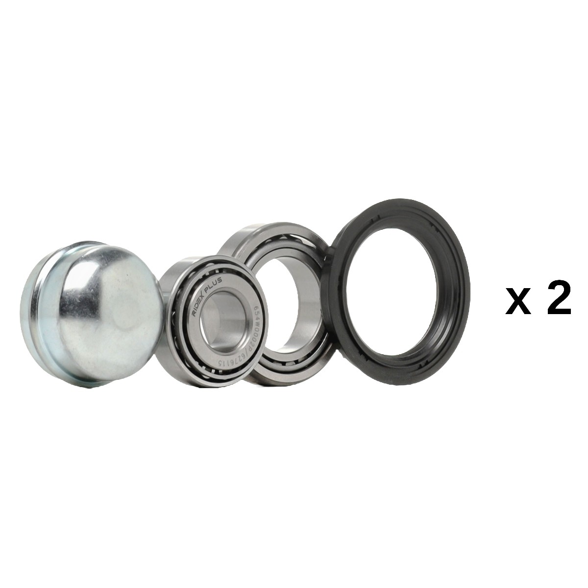 RIDEX PLUS 654W0650P: Radlagersatz beinhaltet zwei Radlagersätze