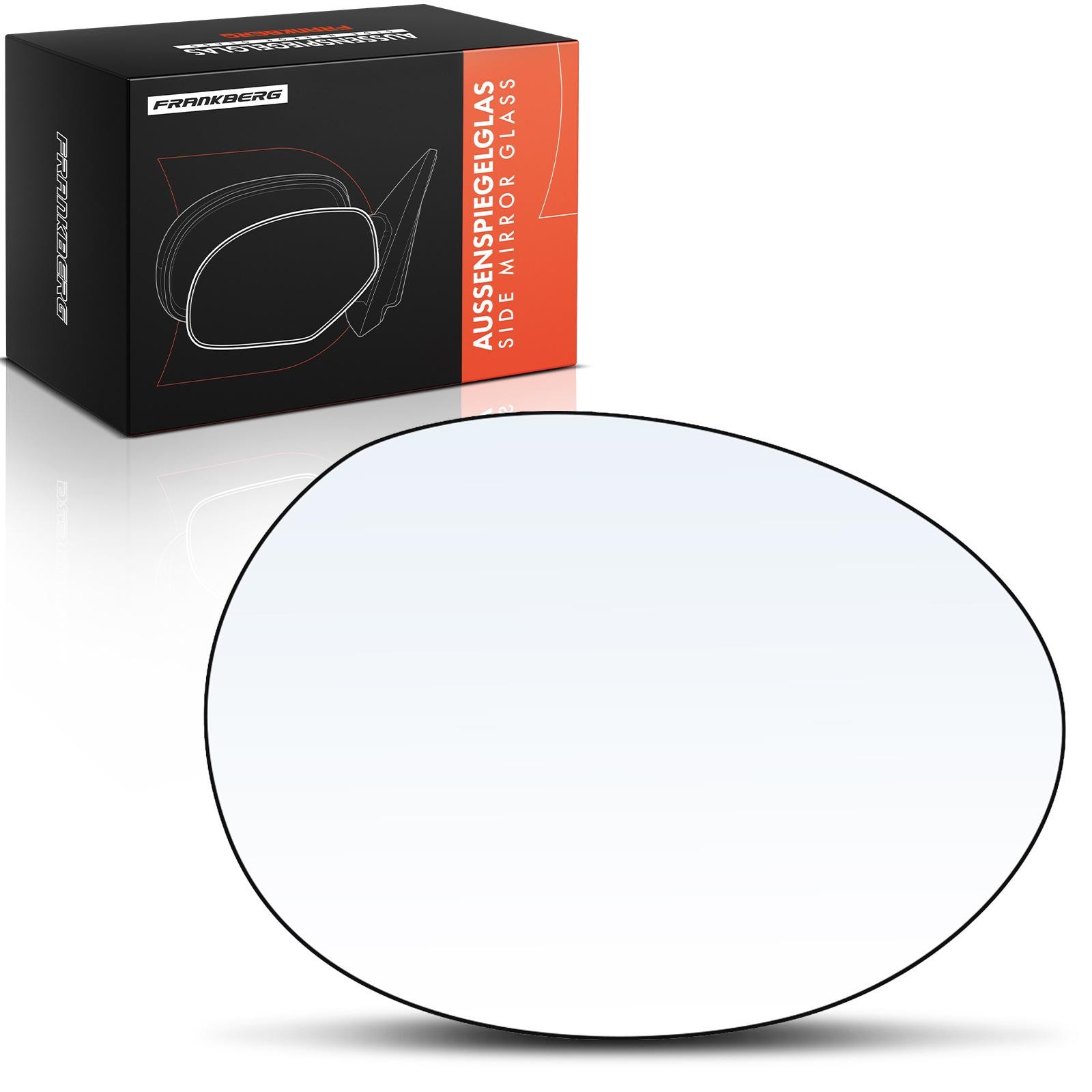 Frankberg 5481FB0053106: Spoguļstikls, Ārējais atpakaļskata spogulis Priekšējais tilts pa labi