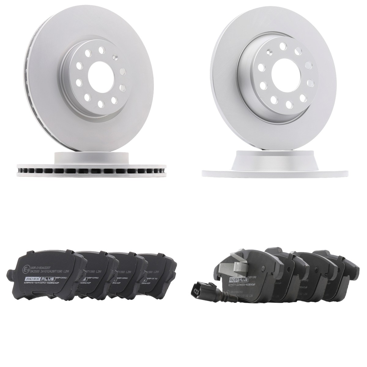 RIDEX PLUS 3405B1642P: Disques et plaquettes de freins