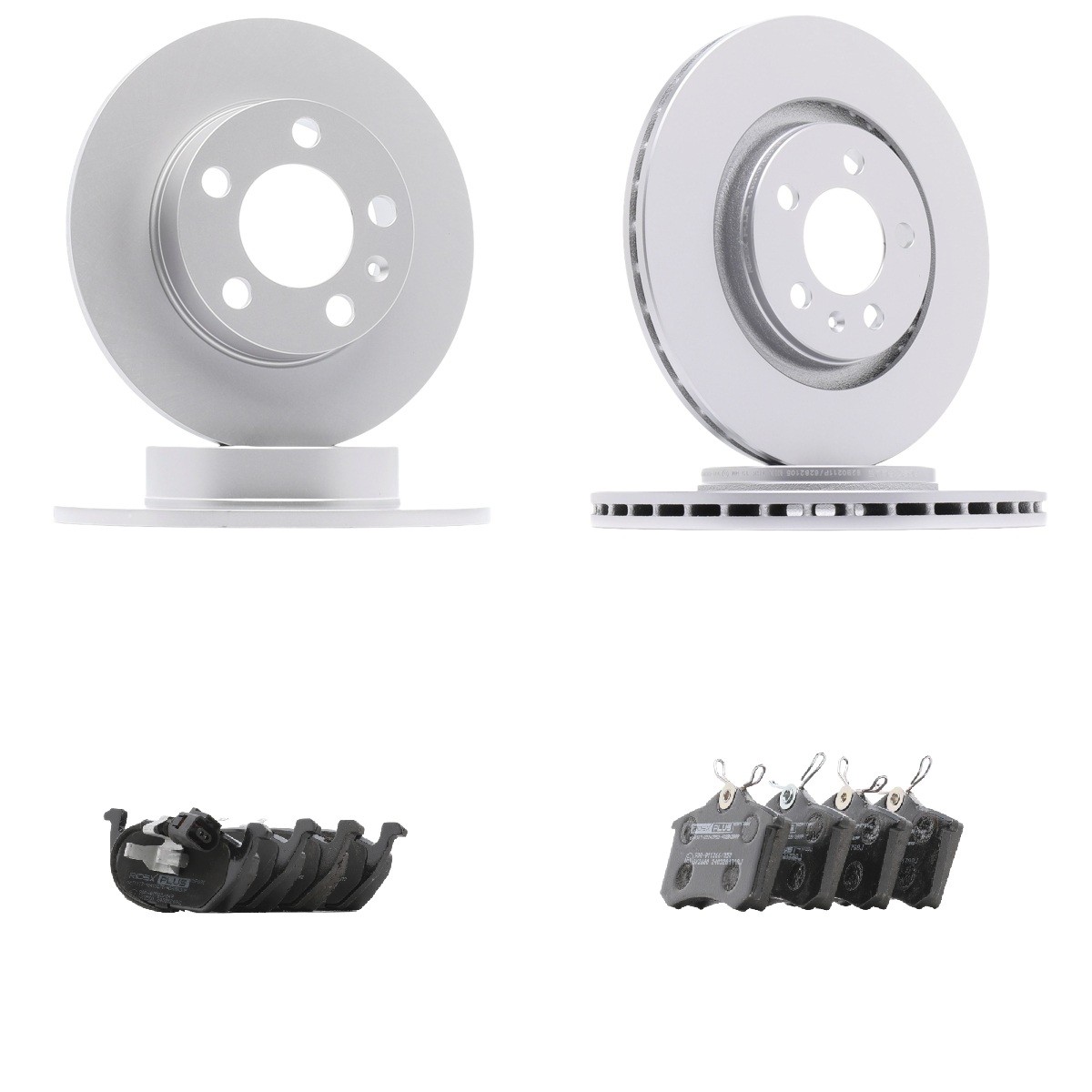 RIDEX PLUS 3405B0314P: Zestaw do hamulców, hamulce tarczowe