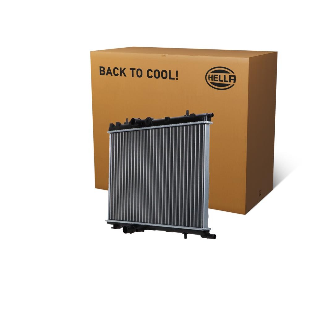 HELLA 8MK 366 302-671: Radiateur du moteur >>> Easy2Fit <<< avec joints, sans vase d'expansion