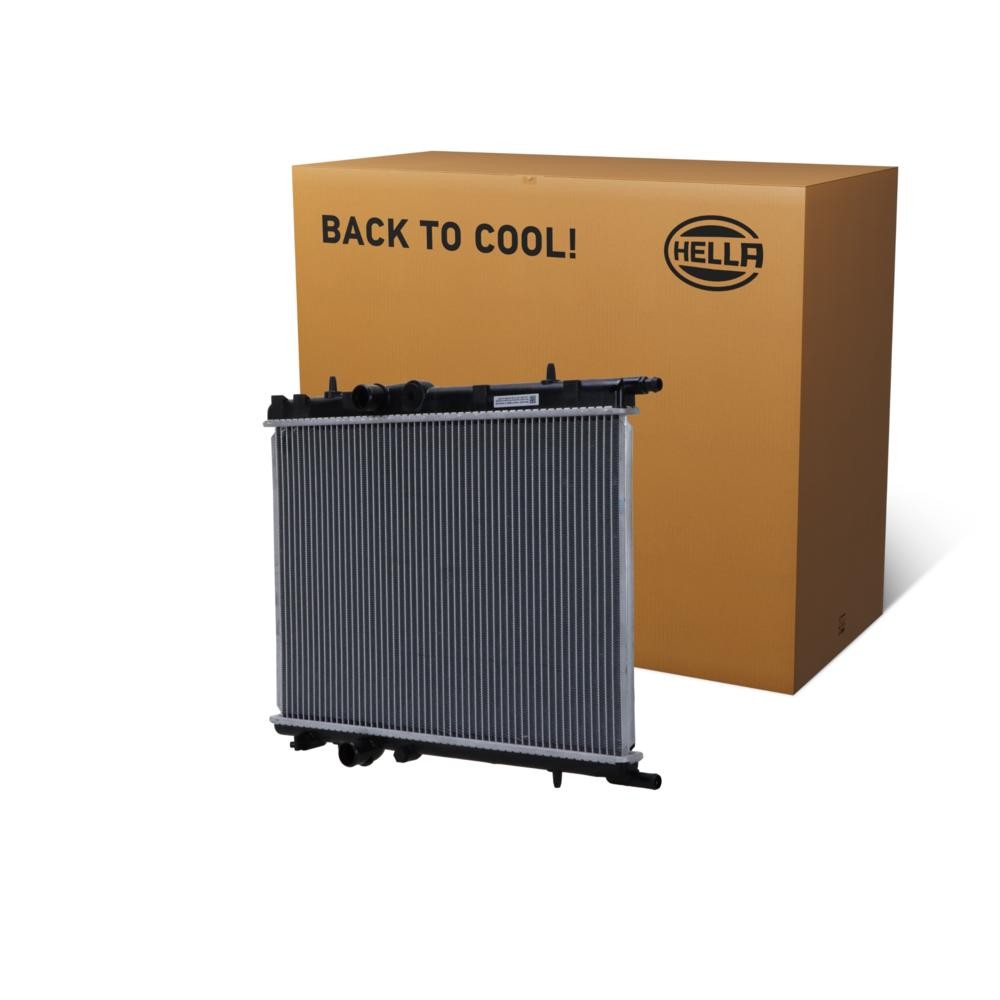 HELLA 8MK 366 302-691: Radiateur du moteur >>> Easy2Fit <<< avec joints, sans vase d'expansion