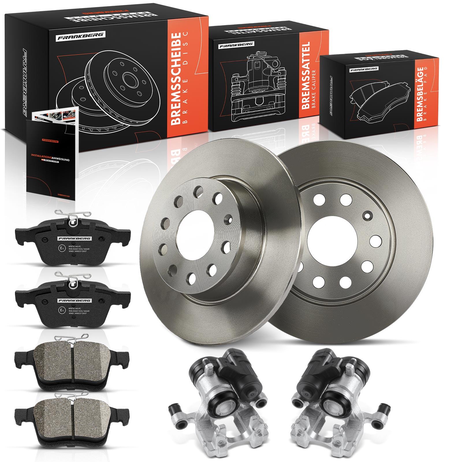 Frankberg 5481FB0065669: Bromssats, skivbroms Bakaxel, båda sidor, Ø: 38mm, full
