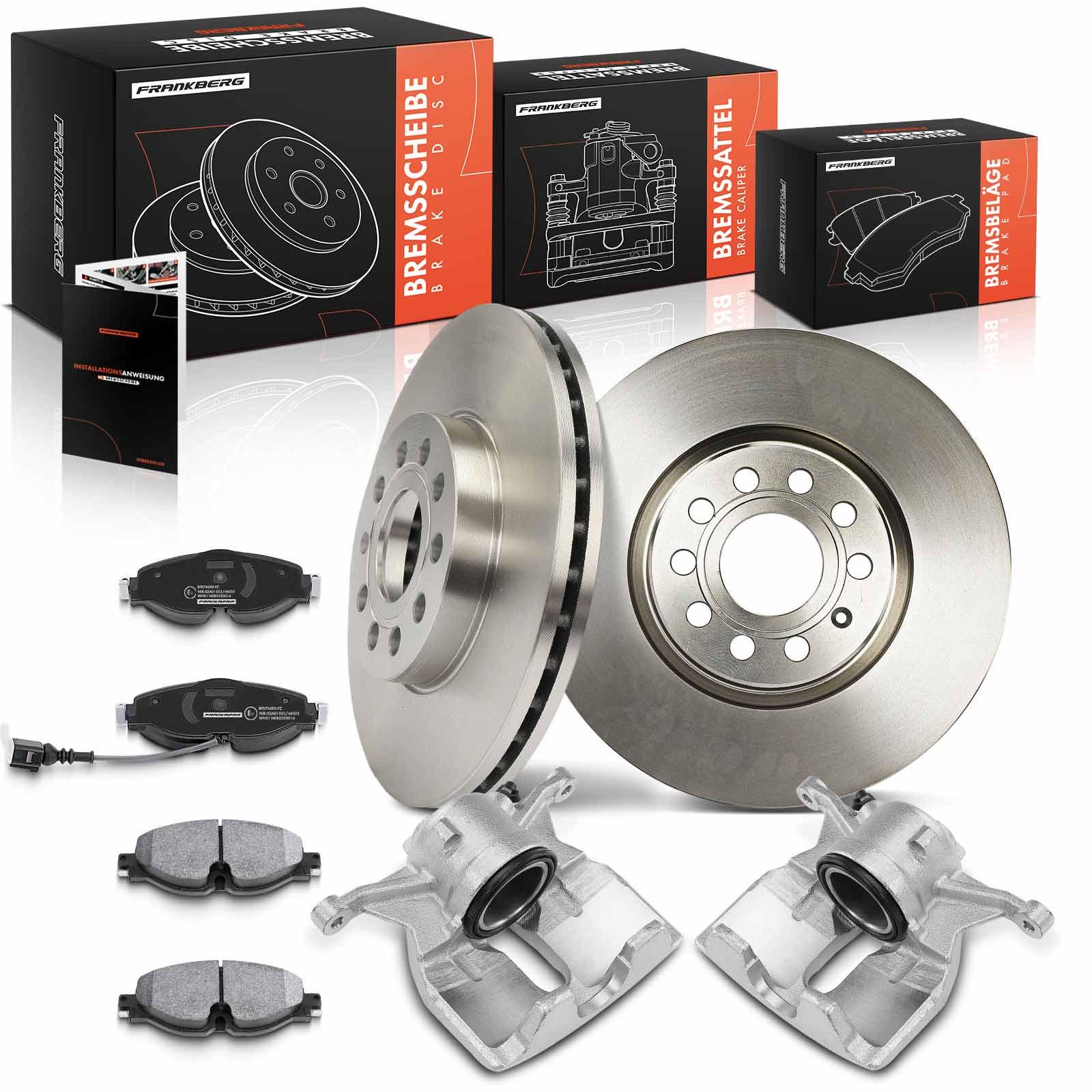 Frankberg 5481FB0065628: Bremžu komplekts, Disku bremzes Priekšējais tilts, Ø: 57.2mm, ventilējams