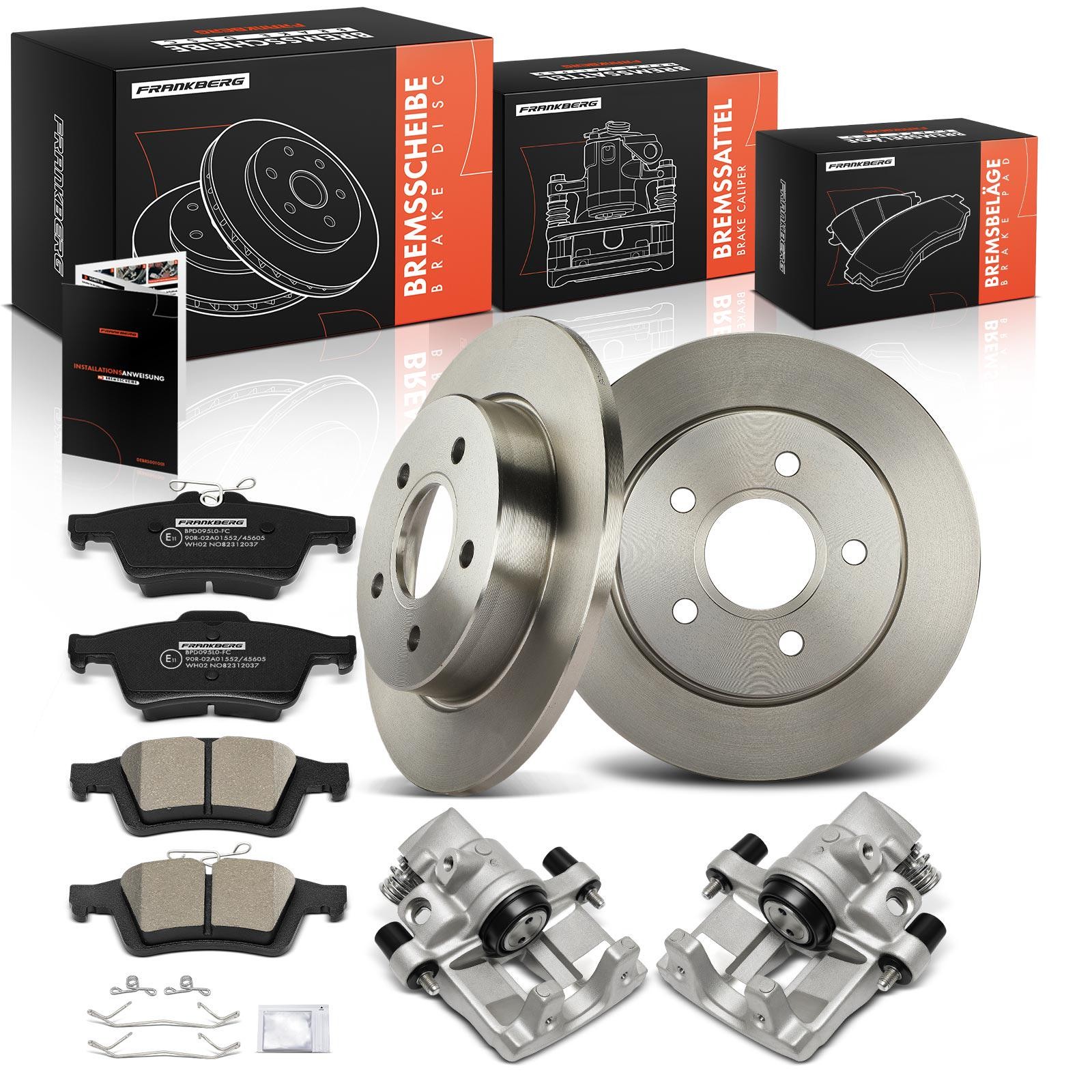 Frankberg 5481FB0064721: Bremseskiver og klodser bagaksel, Ø: 38mm, fuldstændigt