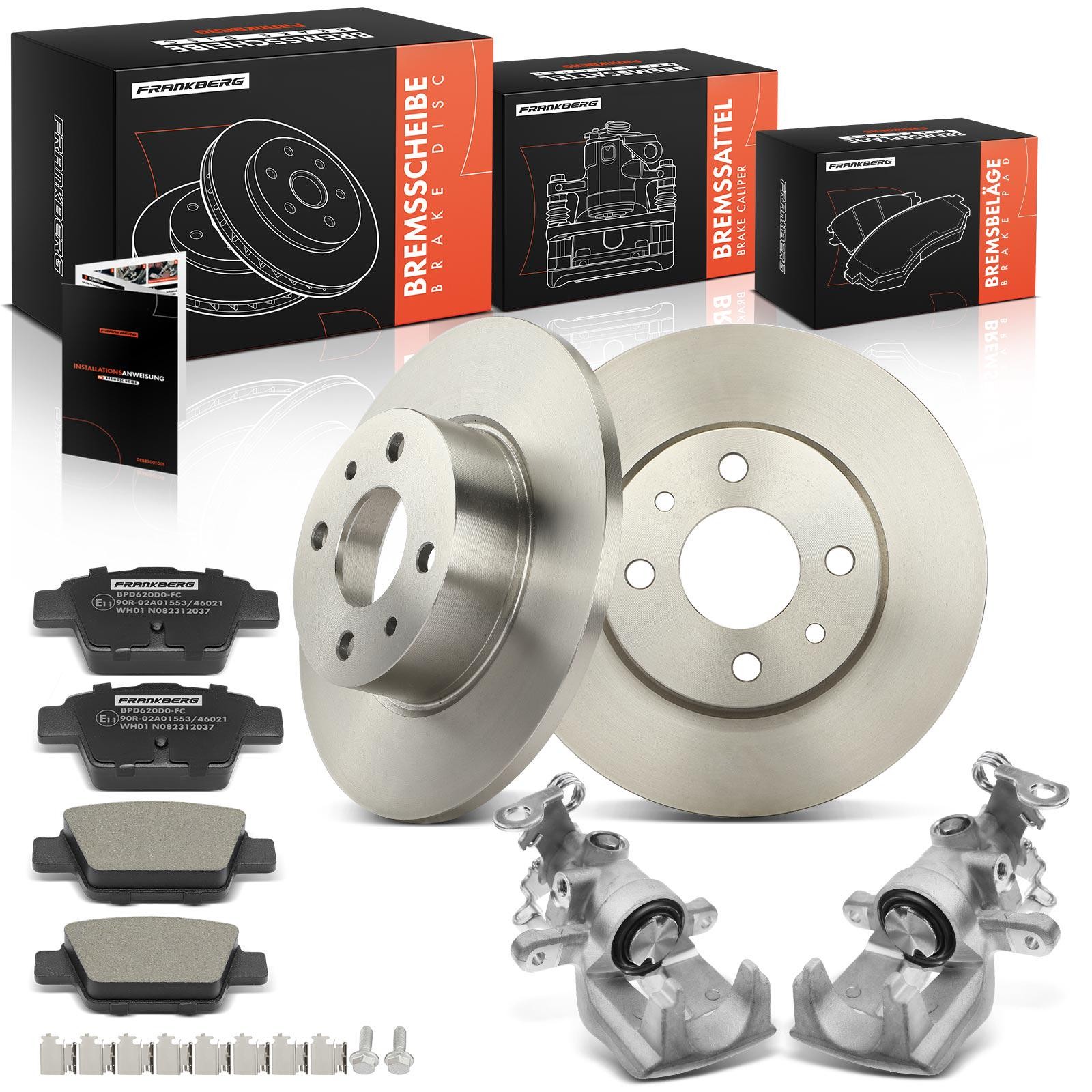 Frankberg 5481FB0064742: Bremsscheiben und -beläge Hinterachse, Ø: 38mm, voll