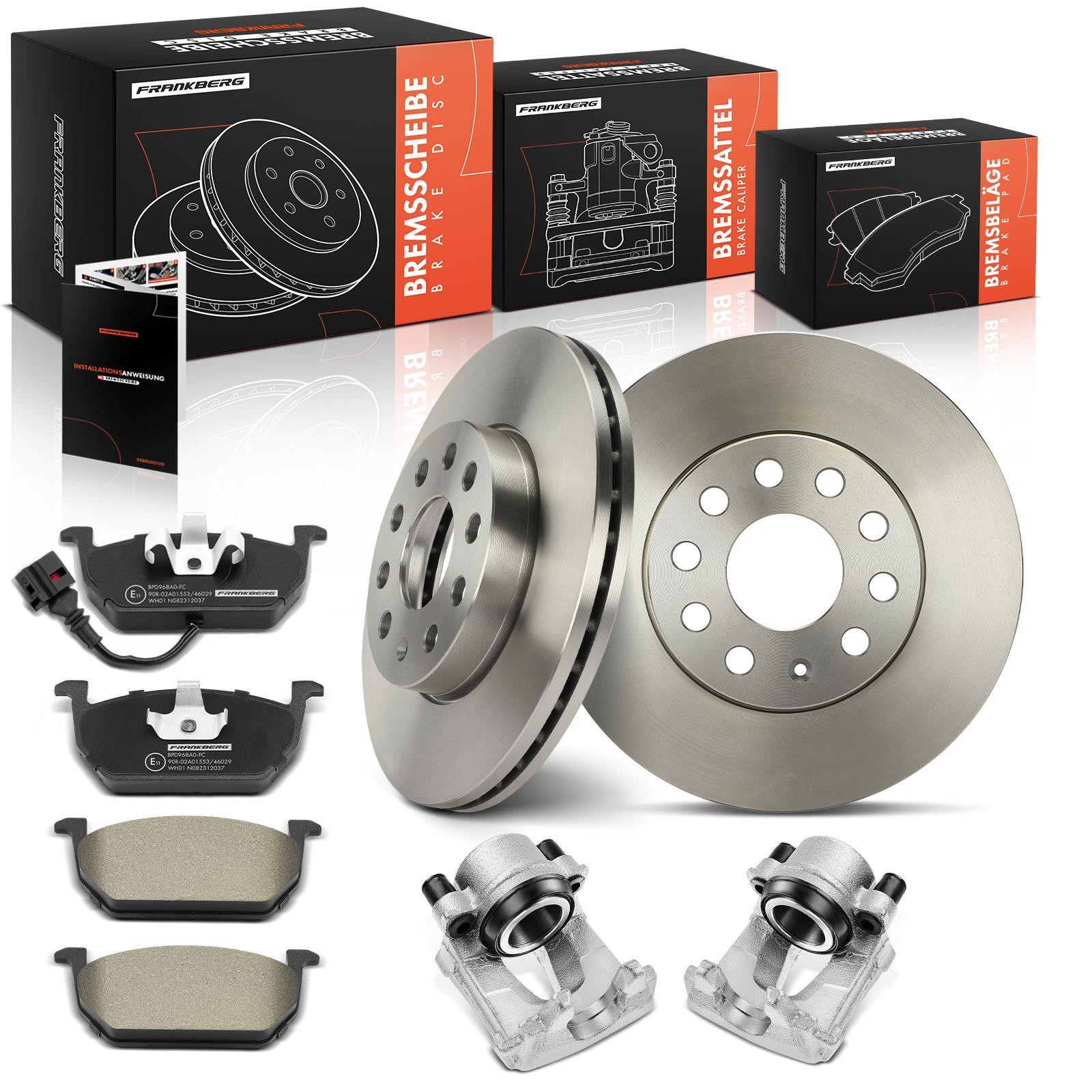 Frankberg 5481FB0065667: Bromssats, skivbroms Framaxel, båda sidor, Ø: 56.96mm, ventilerad