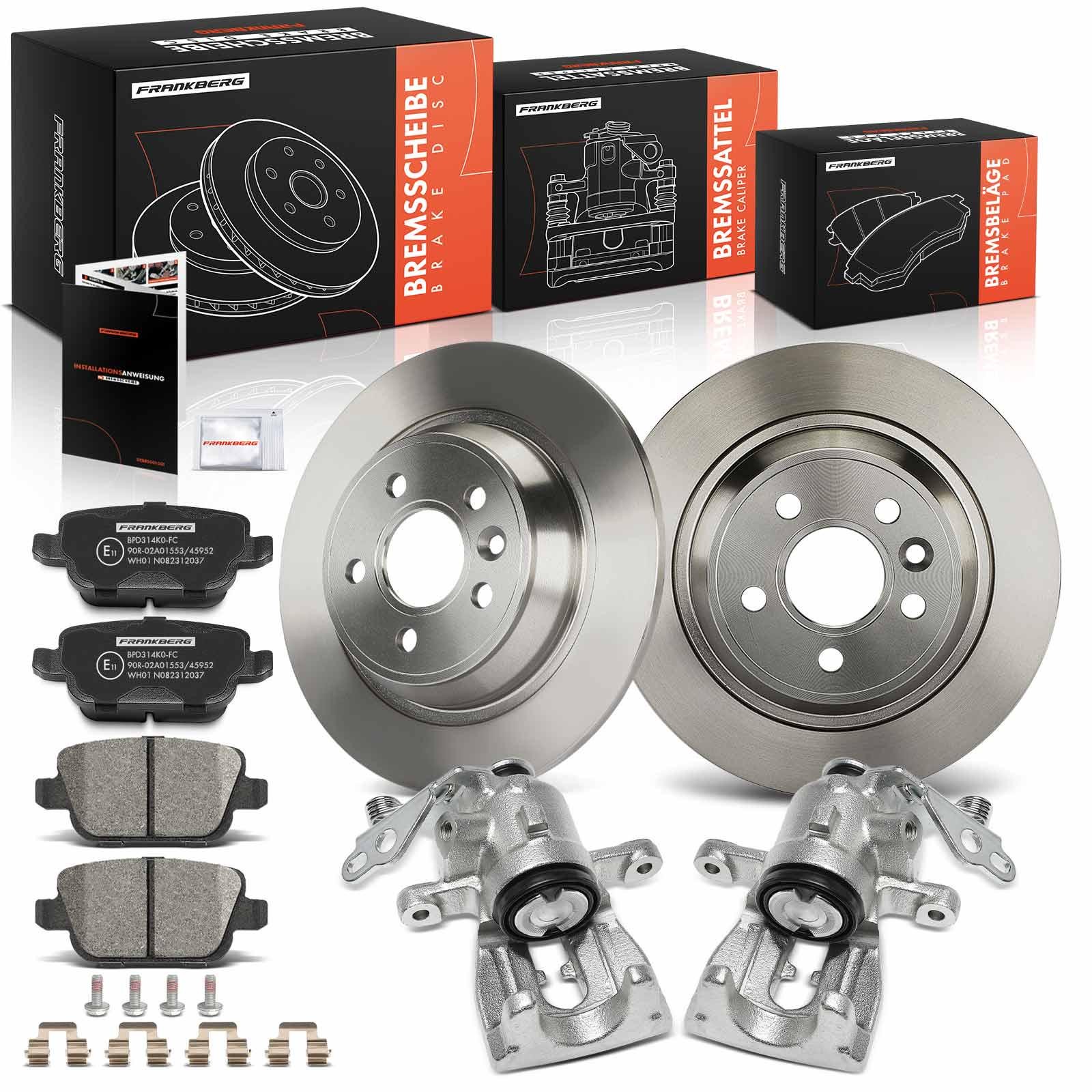 Frankberg 5481FB0064781: Bromssats, skivbroms Bakaxel, Ø: 38.1mm, full