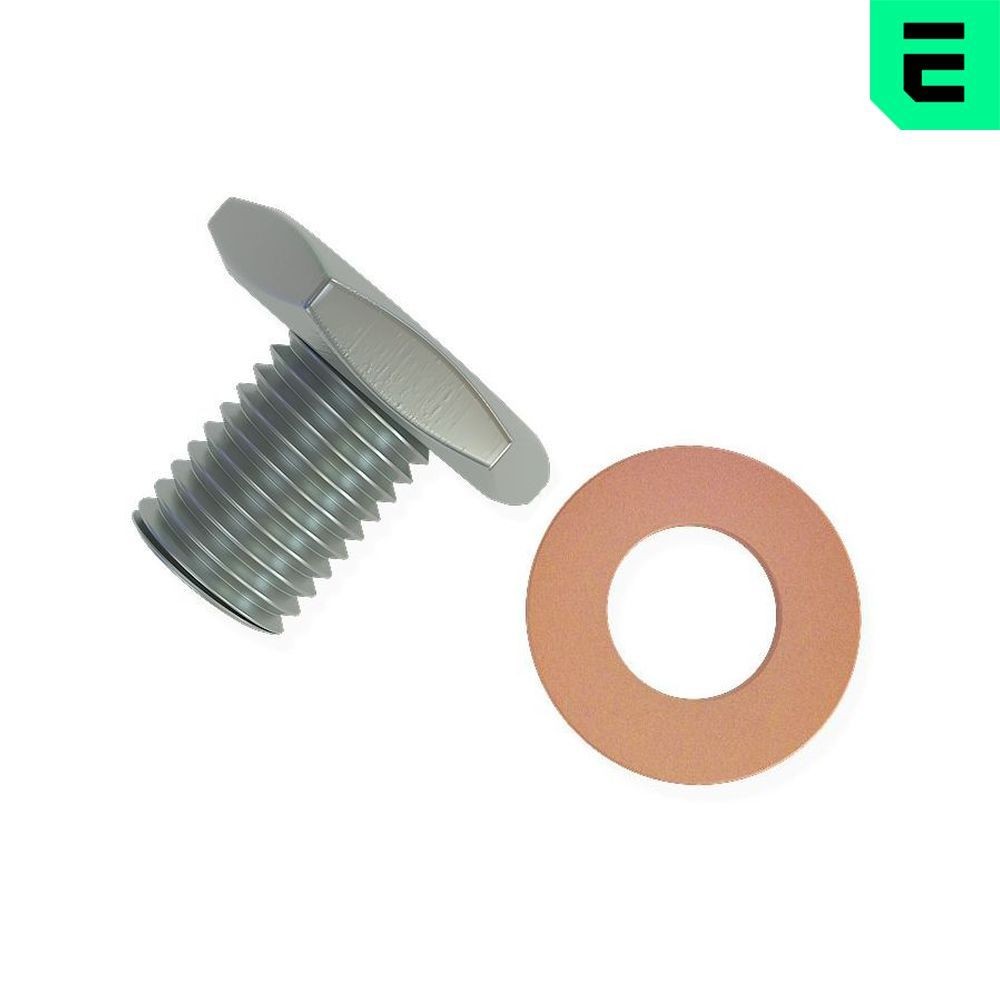 OPTIMAL OP-ESP0020K-BG Ölablassschraube M10x1,25x13, mit Dichtring