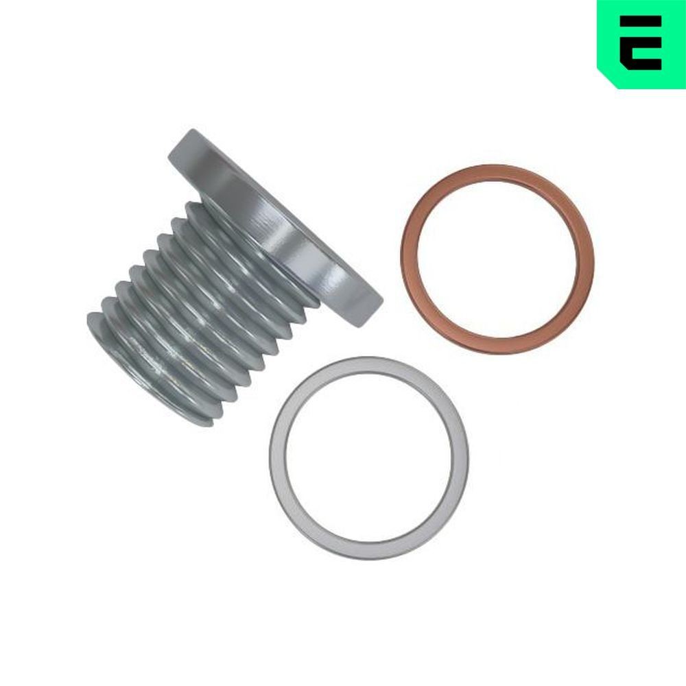 OPTIMAL OP-ESP0152O-BG: Uzatváracia skrutka, olejová vaňa M12x1,5x12, s tesniacim kruzkom