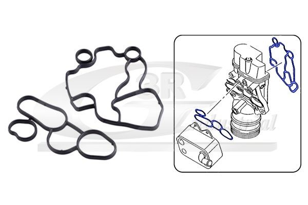 3RG 76704: Kit de joints, radiateur d'huile