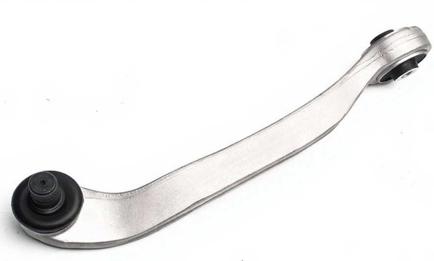 QAP 10 020: Tukivarsi Eteen, vasen, Alumiini, Alapallo-/pallonivelellä, Kumilaakerilla