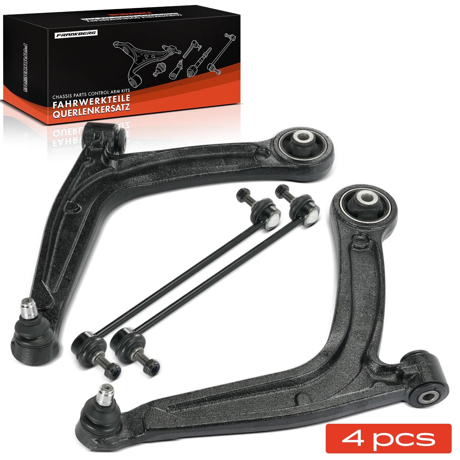 Frankberg 5481FB0071875: Styrarmssats, hjulupphängning Framaxel, båda sidor, med gummilager