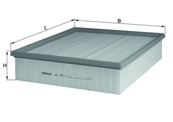 MAHLE LX 511/1: Luchtfilter