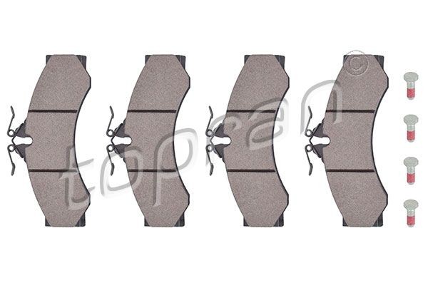 TOPRAN 722 090: Tukivarren hela Edessä, Etuakseli, vasen, Etuakseli, oikea