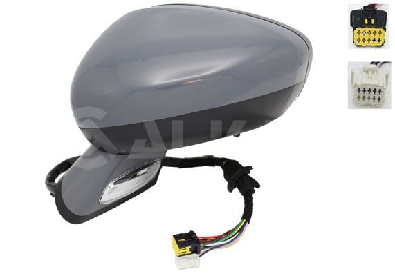 ALKAR 6109525: Ārējais atpakaļskata spogulis pa kreisi, elektrisks