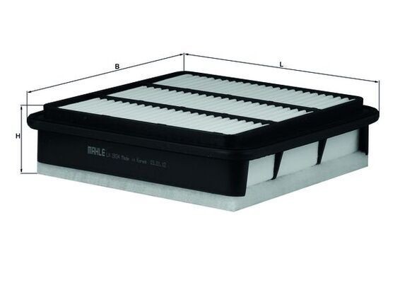 MAHLE LX 2834: Luftfilter