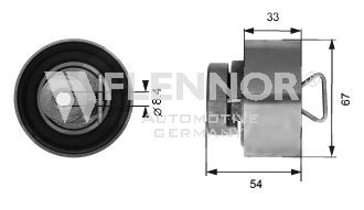 FLENNOR FS99329: Polea tensora, correa dentada