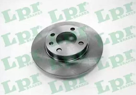 LPR V2051P: Disco de freno Ø: 239mm, macizo, Ø: 239mm