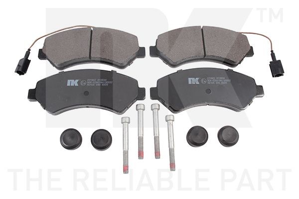 NK 221962: Bromsbelägg med tillbehör, Anti-skrik-plåt