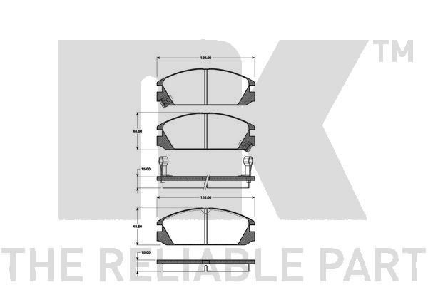 NK 222607: Bromsbelägg