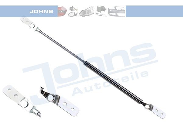JOHNS 45 17 95-91: Sprężyna gazowa, pokrywa bagażnika z tyłu z lewej, 610[mm], z łącznikiem