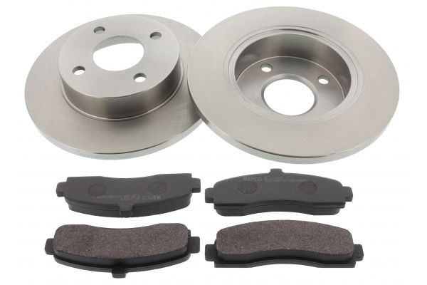 MAPCO 47500: Disques et plaquettes de freins Essieu avant, Ø: 234mm, plein