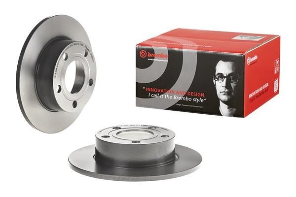 BREMBO 08.9083.11: Bremseskive Ø: 245mm, fuldstændigt, Ø: 245mm, coatet Prime