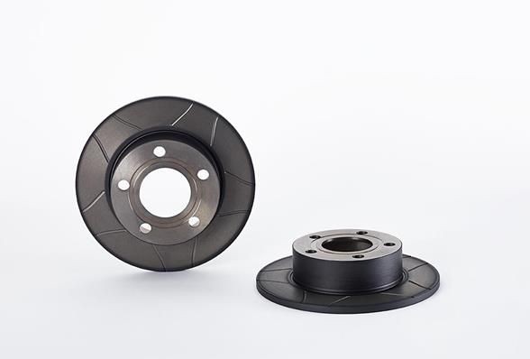 BREMBO 08.9083.75: Bremseskive Ø: 245mm, fuldstændigt, opslidset, Ø: 245mm, coatet Xtra
