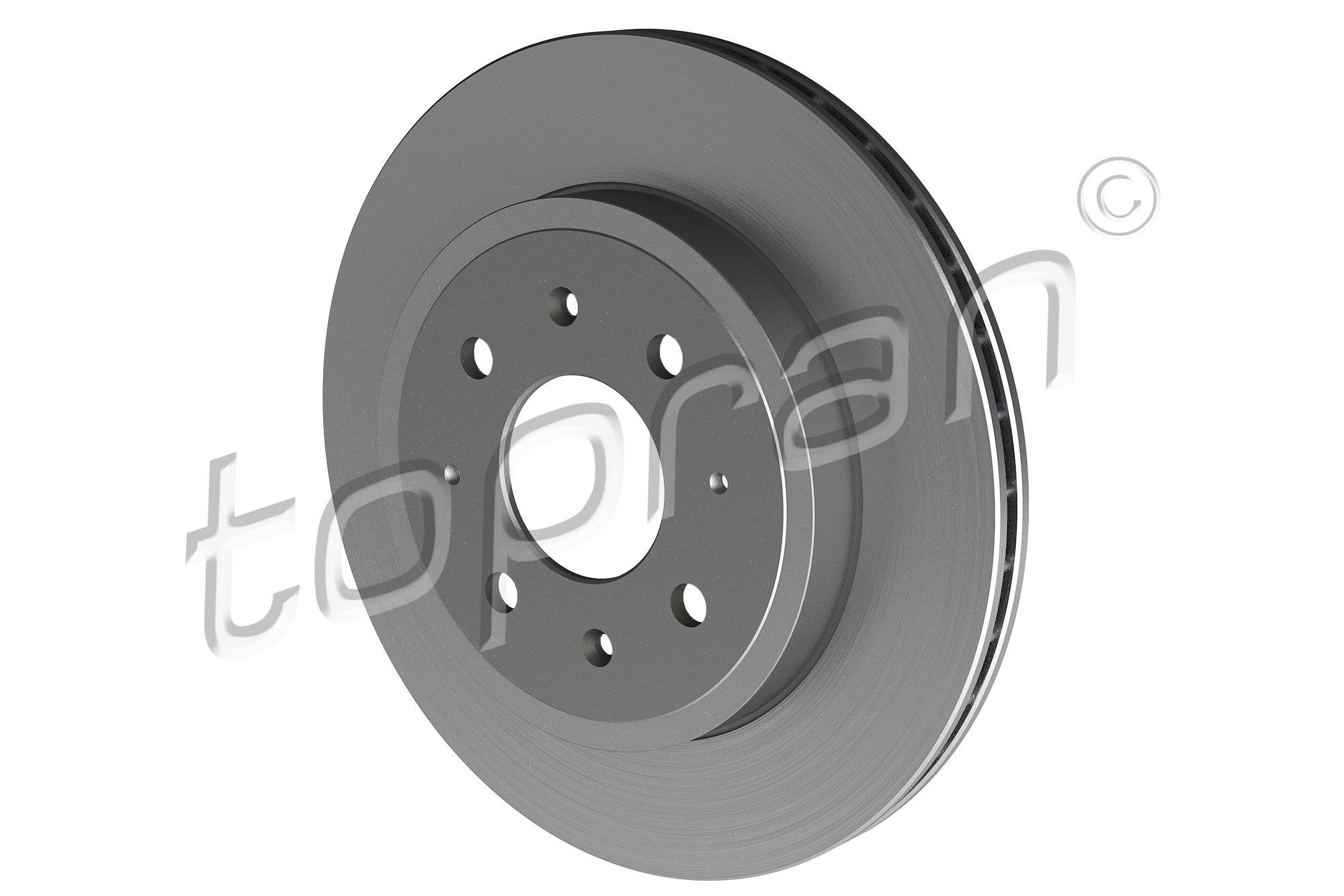 TOPRAN 207 987: Disque de frein Essieu avant, Ø: 253mm, ventilé, Ø: 253mm