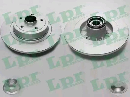 LPR R1046PCA: Bromsskiva LPR HUB BRAKE DISC LINE Ø: 300mm, full, Ø: 300mm, med hjullagersats, med ABS-sensorring