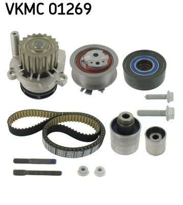 SKF VKMC 01269: Vezérműszíj készlet vízpumpával Fogszám: 160