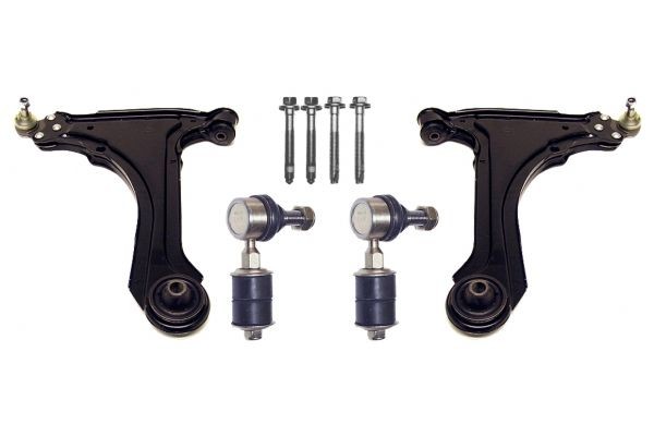 MAPCO 53619: Querlenker Satz Vorderachse links, Vorderachse rechts, mit Sicherungsschraubensatz, mit Koppelstange