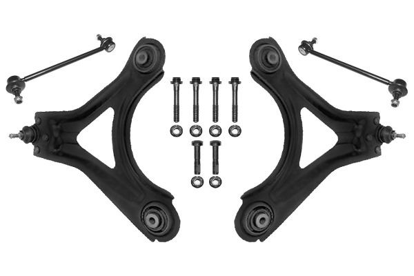 MAPCO 53769/1: Draagarm set Vooras, Met stuurstang, Met slotschroefset