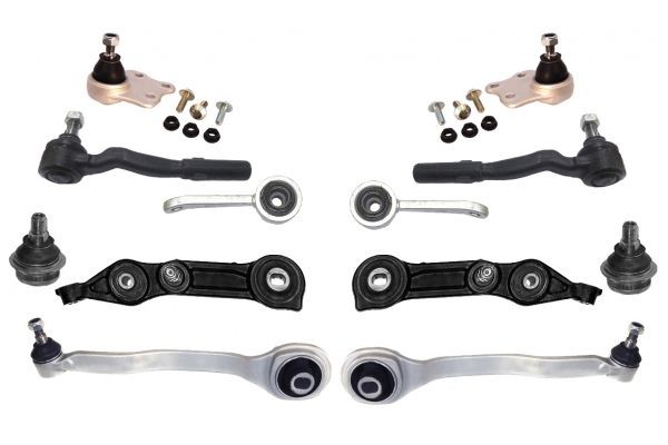 MAPCO 53834 Querlenker Satz Vorderachse links, Vorderachse rechts, oben, unten, ohne Befestigungsmaterial, mit Trag-/Führungsgelenk