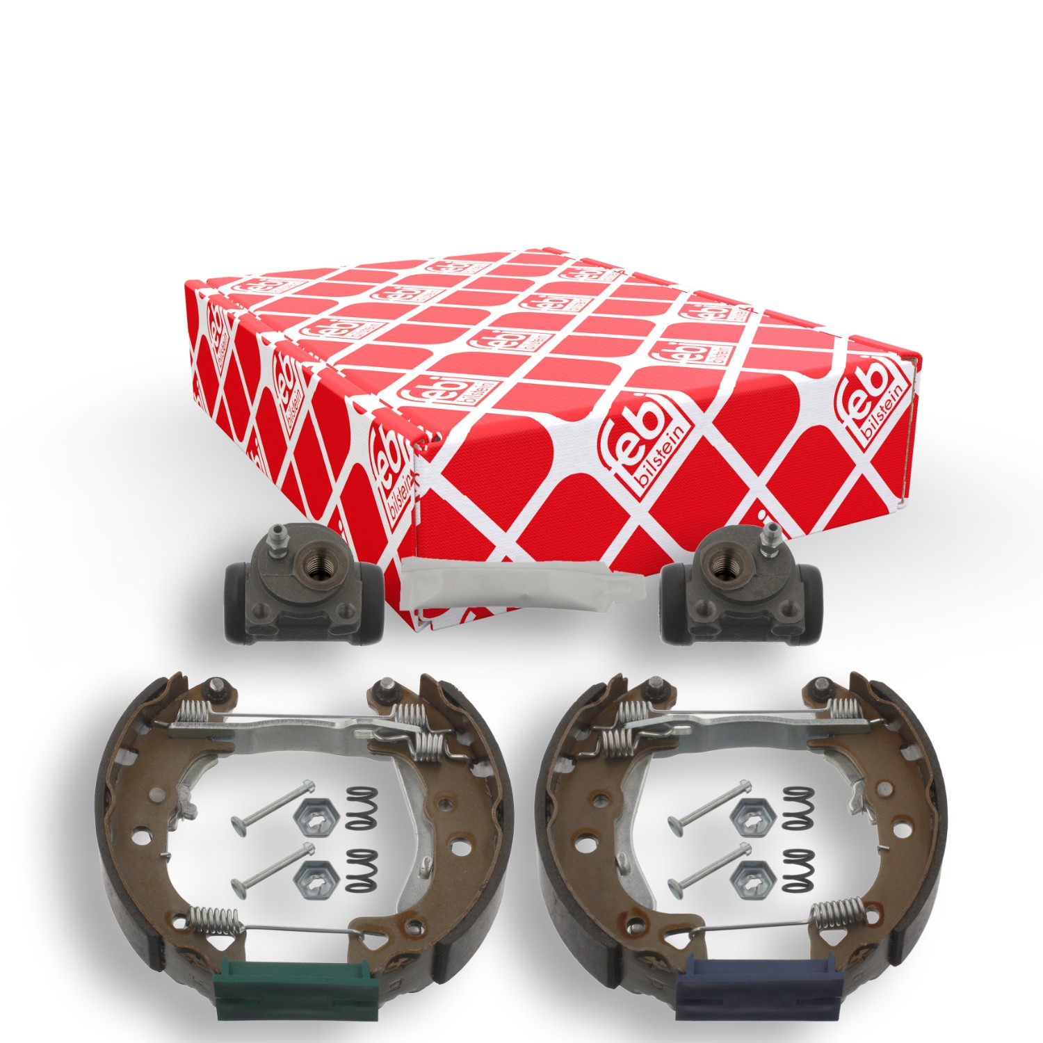 FEBI BILSTEIN 37502: Remmenset, trommelrem Achteras, Met wielremcilinder, Met toebehoren, met montage-/bevestigingsmateriaal