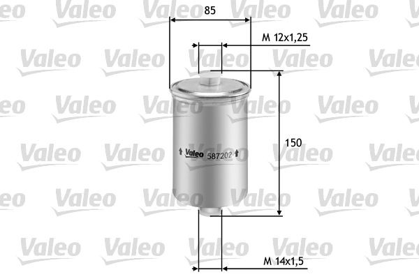 VALEO 587202 Kraftstofffilter