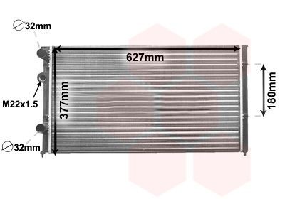 VAN WEZEL 58002027: Radiateur du moteur