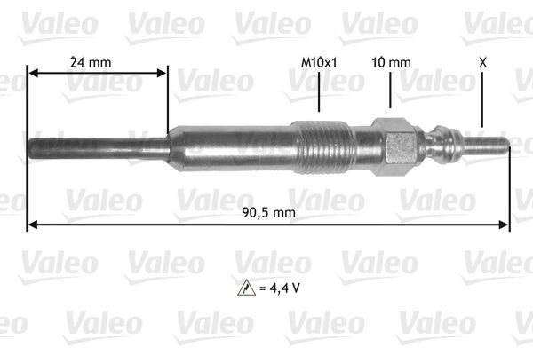 VALEO 345172: Gløderør
