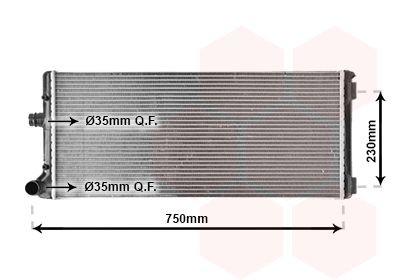 VAN WEZEL 17002211: Radiateur du moteur