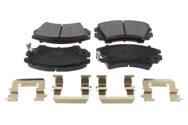 MAPCO 6859: Plaquettes de frein Essieu avant, avec tôle anti-bruit