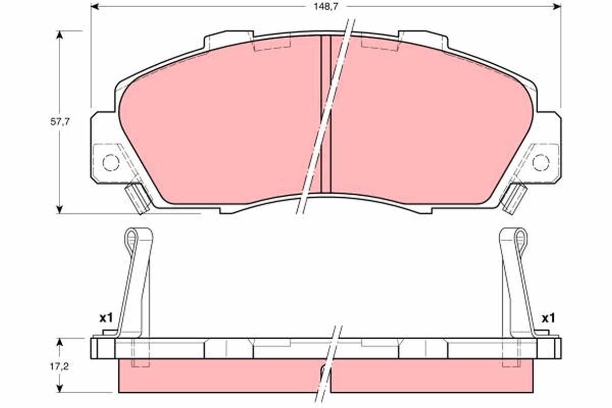 TRW GDB3188: Bremžu kluči