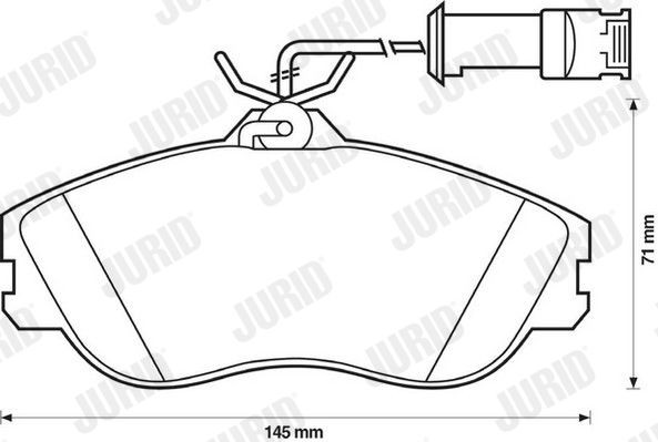 JURID 571334D: Piduriklotsid ilma lisavarustuseta