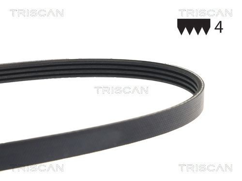 TRISCAN 8640 400813: Ozubený klínový řemen 813mm, Počet žeber: 4