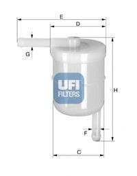 UFI 31.022.00: Kraftstofffilter