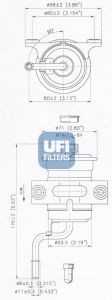 UFI 31.802.00: Горивен филтър