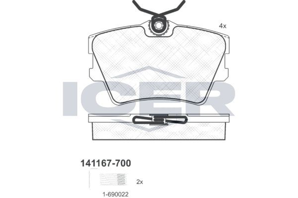 ICER 141167-700: Bremžu kluči