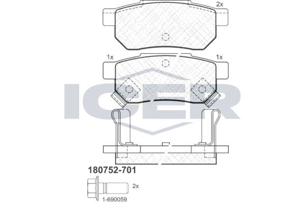 ICER 180752-701: Bremžu kluči